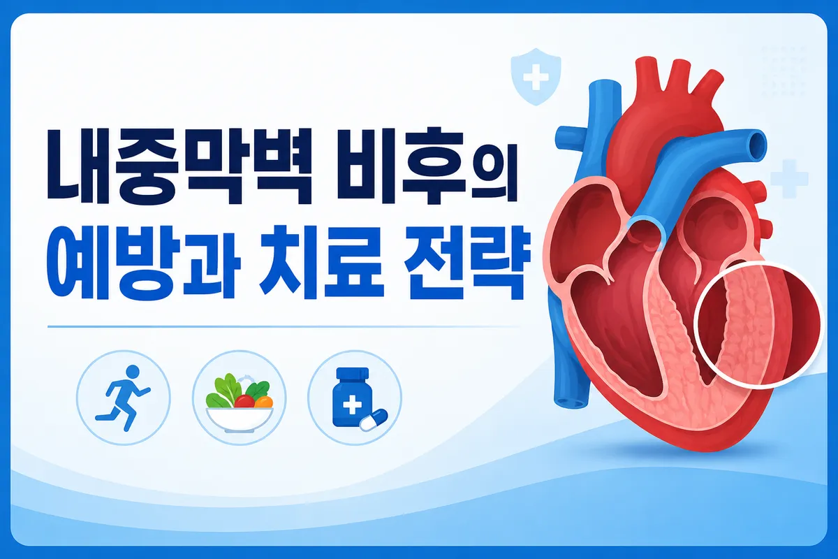 내중막벽 비후의 예방과 치료 전략: 동맥경화와 혈관 건강의 정밀 관리법