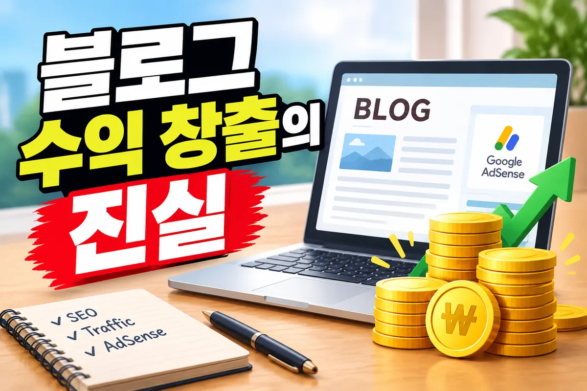 블로그 수익 창출의 진실과 인기 검색어 찾기로 성공하는 방법